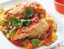 สูตรวิธีการทำอาหารไทย-กุ้งก้ามกรามผัดไข่เค็มสามรส