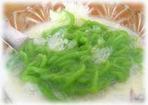 สูตรวิธีการทำของหวานไทย-ลอดช่องหอมเย็นชื่นใจ