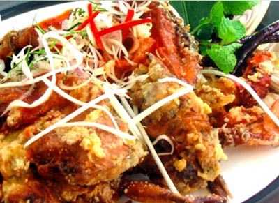 พล่าปูนิ่มทรงเครื่อง
