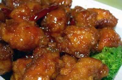 เนื้อไก่ทอดกรอบผัดพริกเผา