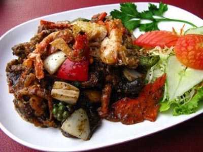 ผัดปูนิ่มพริกไทยดำ