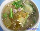 แกงจืดเกี้ยมฉ่ายหมูสับคื่นช่าย