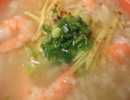 ข้าวต้มกุ้งสด