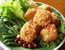 แหนมชุบแป้งทอดเกล็ดขนมปัง