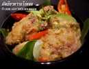 ไก่ทอดพริกแกงผัดเขียวหวาน