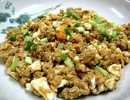 หมูสับผัดไข่เค็ม
