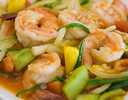 กุ้งผัดเปรี้ยวหวาน